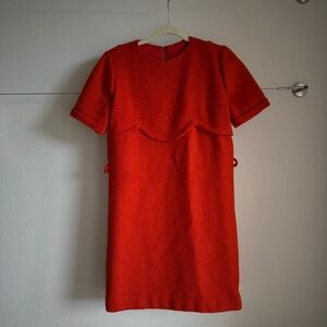 SOLD Vintage | Wool Short-Sleeved Dress S